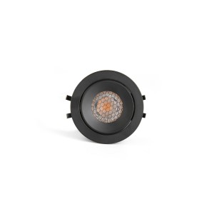 KIVI Встраиваемый светильник ORIENTABLE черный 7W 3000K 36° IP44