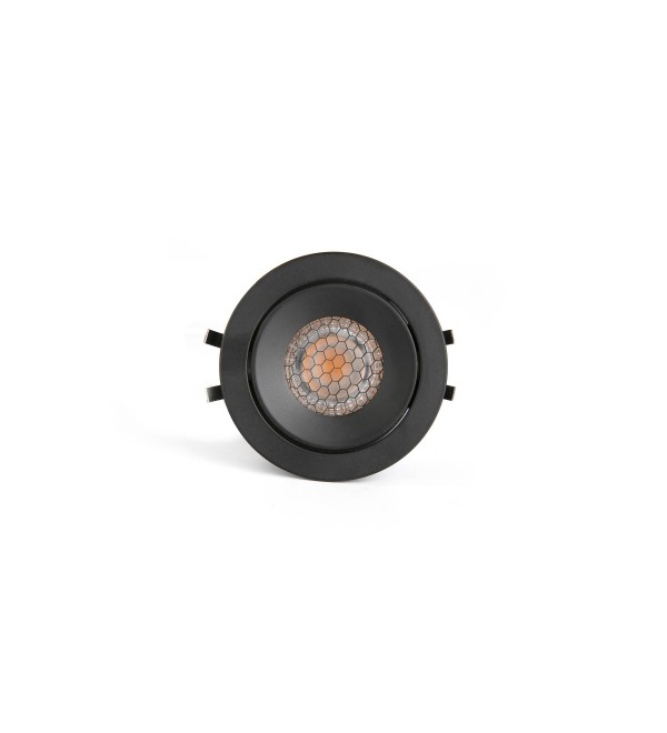 KIVI Встраиваемый светильник ORIENTABLE черный 7W 3000K 36° IP44