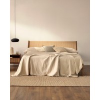Кровать Elan из шпона и массива ореха со шнуром 180 x 200