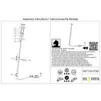Подвесной светильник MANTRA VERTICAL 7351 белый