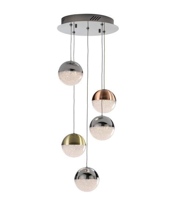 Подвесной светильник Sphere 5L LED Ø33 DIM разноцветный 