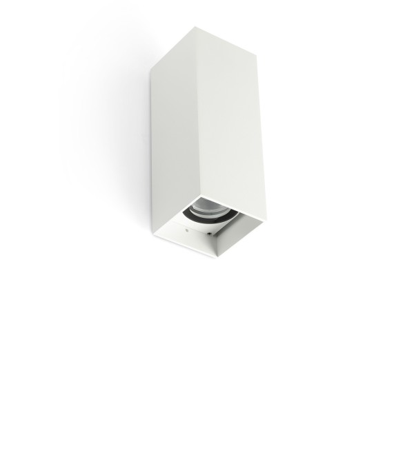 KOV Уличный настенный светильник белый LED 2x6W 2700K 23°/34°