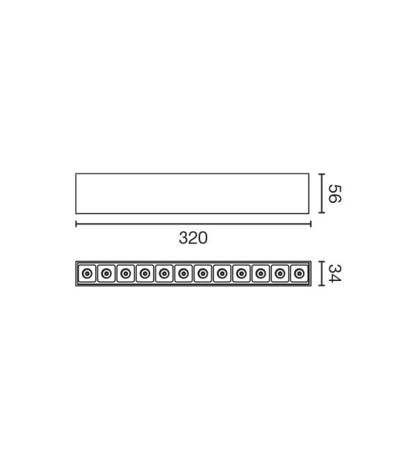 Светильник Neso Point 12 2700K 12° черный Casambi