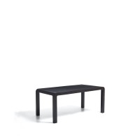 Раздвижной стол Erisia из массива дуба с отделкой под эбеновое дерево, 180 (230) x 90 см