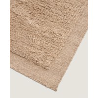 Ковер Marely из бежевой шерсти 200 x 80 см
