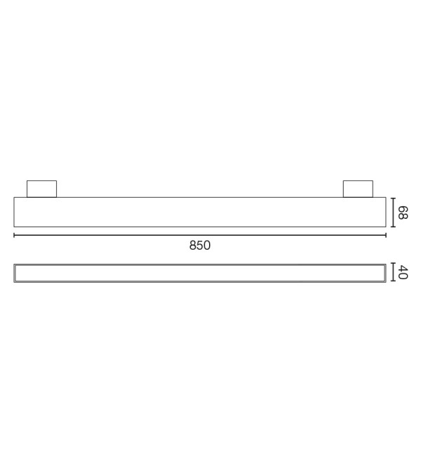 VIA EVO Трек 850 20W 4000K черный CASAMBI PRISM.