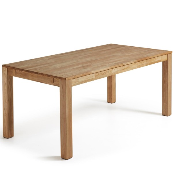 Стол Indra 140 (220) x90 дубовый
