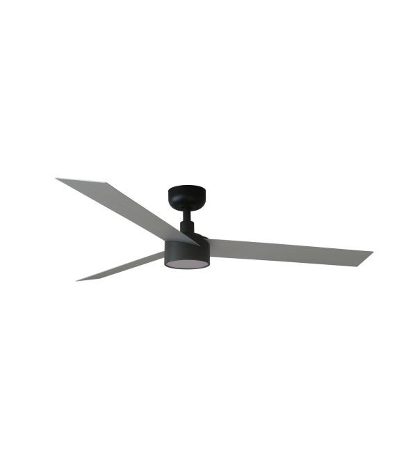 Вентилятор CRUISER L Ш1320mm черный / алюминиевый 3 P 18W LED CCT DIM
