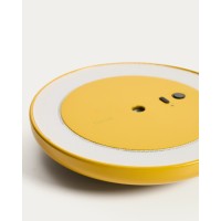 Портативный потолочный светильник Porte из желтого алюминия Ø 16 см