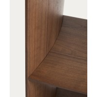 Стеллаж Visala с 1 открытой полкой из шпона ореха, 60 x 106 см
