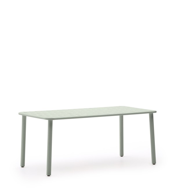 Уличный стол Brai из оцинкованной стали бирюзового цвета 180 x 90 см