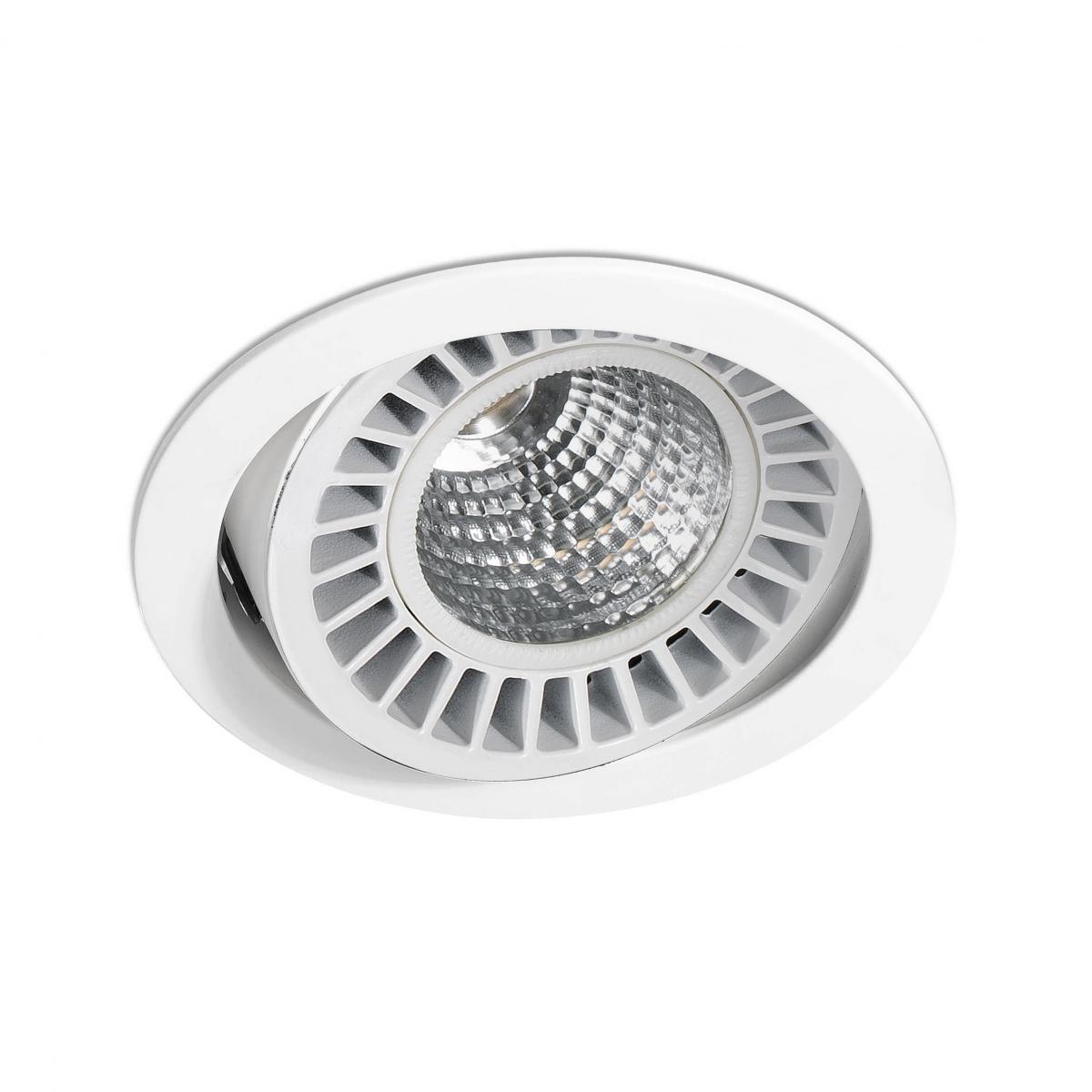 Встраиваемый светильник Optic белый LED 18 - 25W 3000K 56є