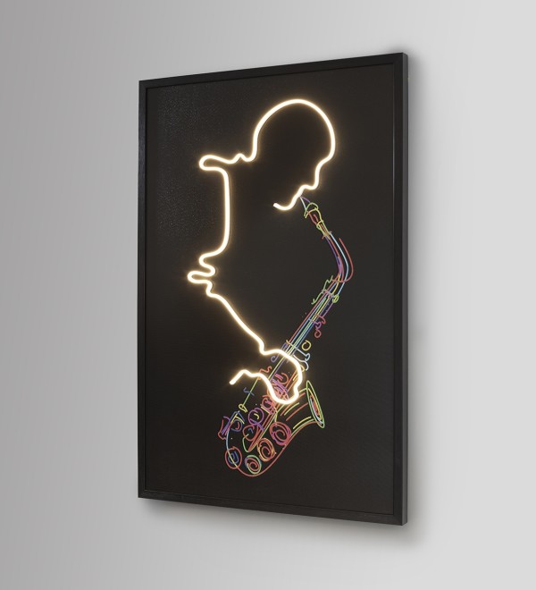 Saxofon Светодиодная картина LED 80X120