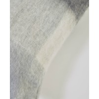 Чехол для подушки Catarina в бело-серую клетку 45 x 45 см