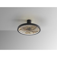 Настенный/потолочный светильник Stone CCT- черный LED D30