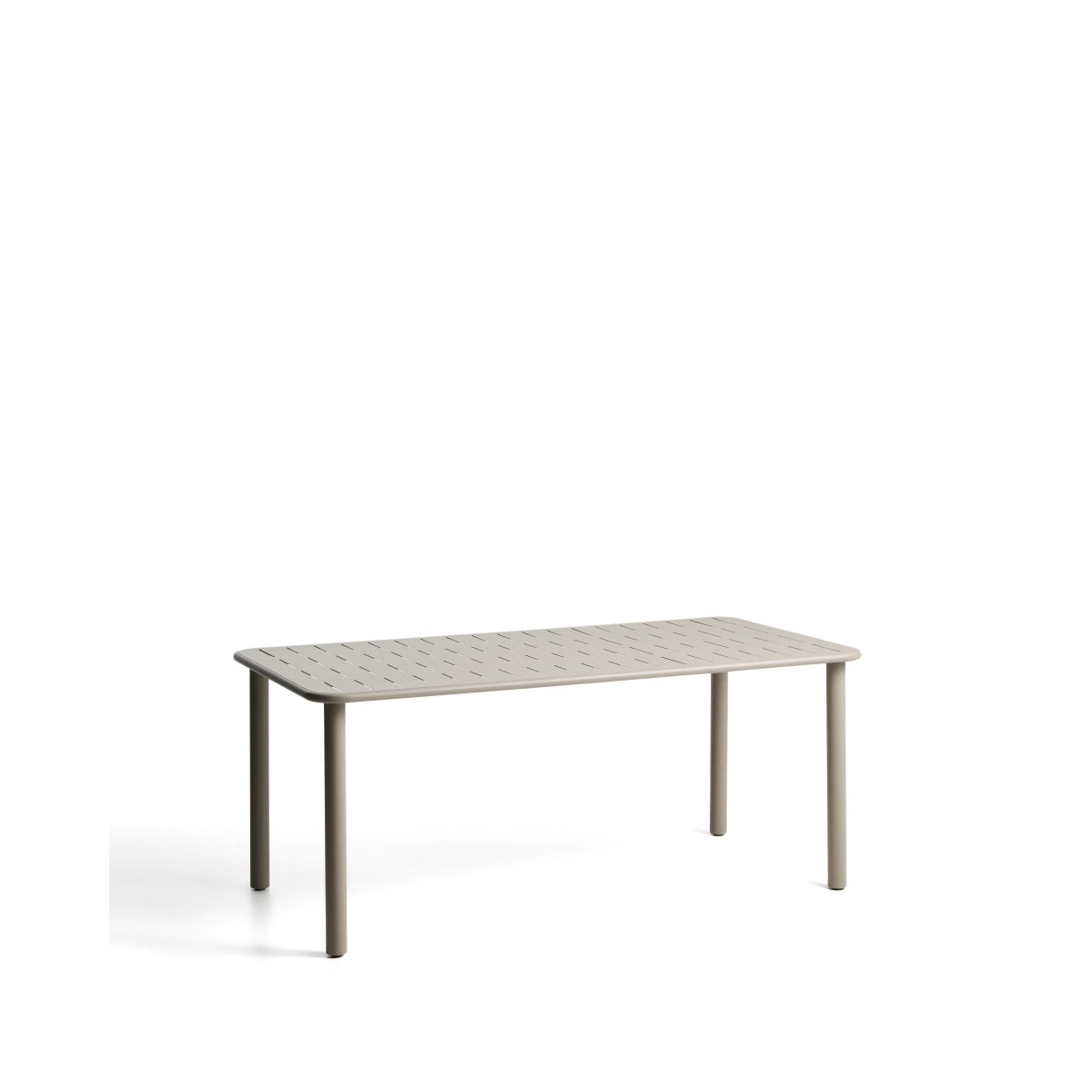 Уличный стол Brai из оцинкованной стали бежевого цвета, 180 x 90 см