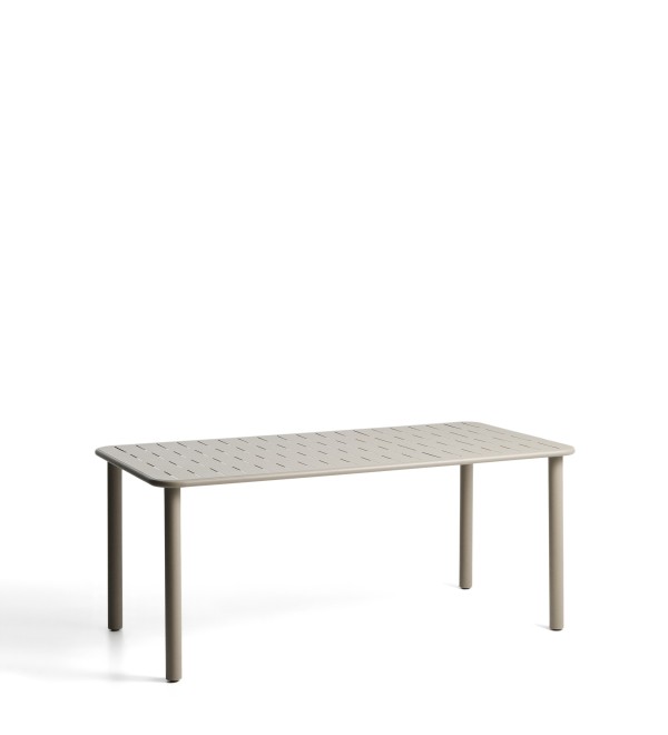 Уличный стол Brai из оцинкованной стали бежевого цвета, 180 x 90 см