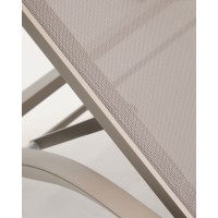 Шезлонг Capraia из бежевого алюминия