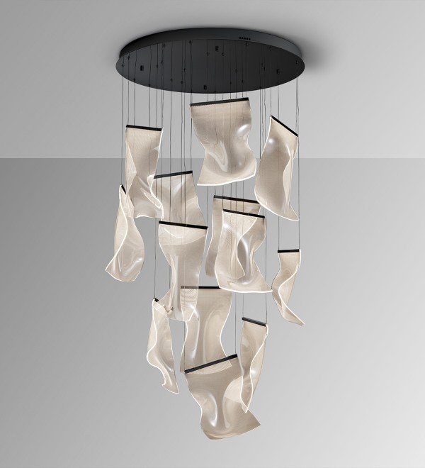 Velos Люстра 13L черная DIMABLE