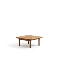 Журнальный столик Turqueta из массива тикового дерева, 70 x 70 см