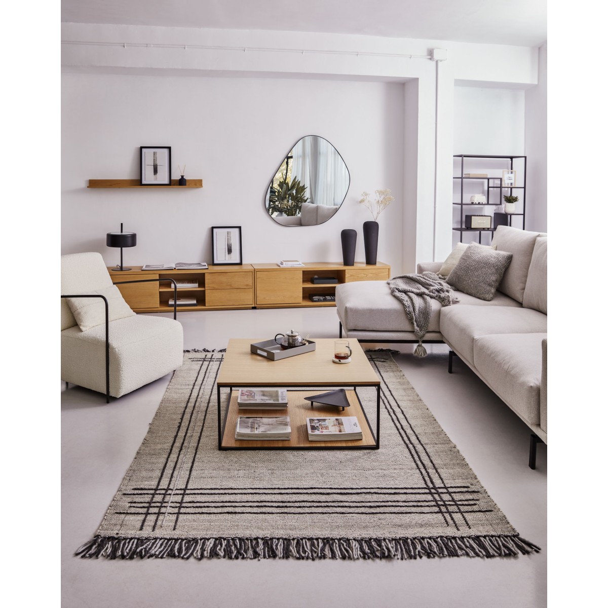 Abilen Подставка для TV из дуба Abilen с 2 ящиками 200 x 43,6 см