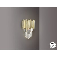Бра Tiara 1L хром-золотой