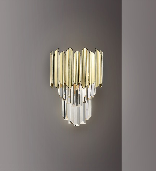 Бра Tiara 1L хром-золотой