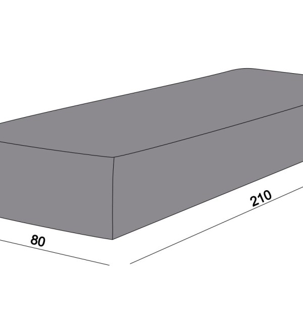 Защитный чехол на шезлонг Ривьера 210×80×30 см, цвет хаки (210/80/30)
