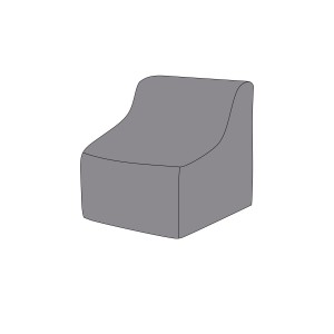 Защитный чехол на модуль Лунго прямой 74×86×65 см, цвет темно-серый