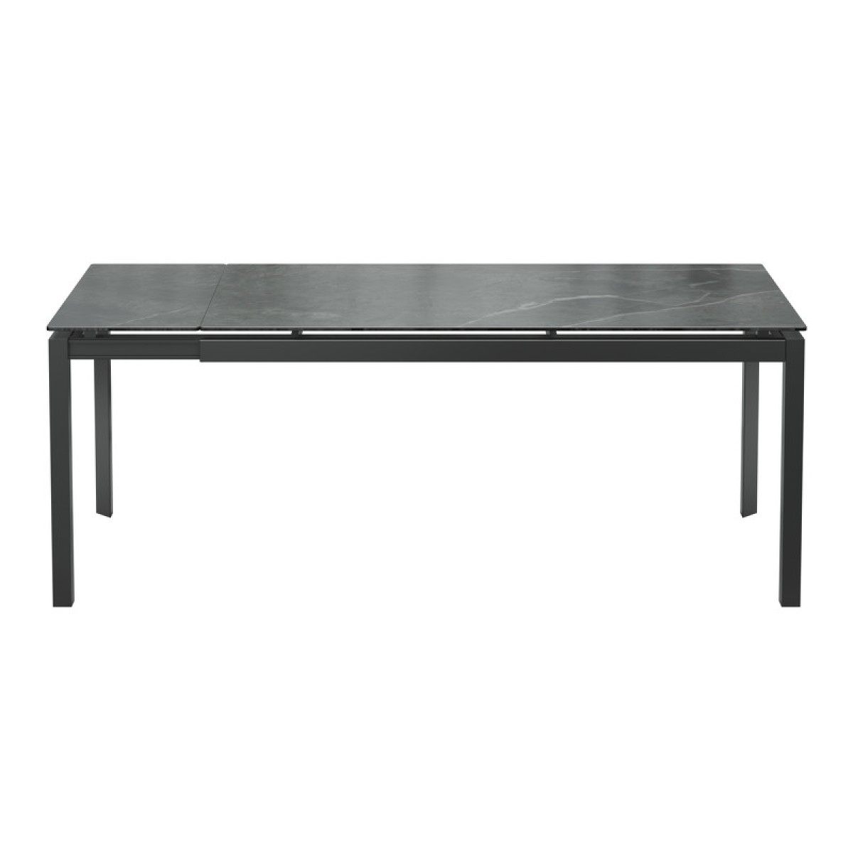 Обеденный стол раздвижной TOLEDO, MOD INTERIORS (серый, серебристый, арт. MDI.DT.TOL.29)