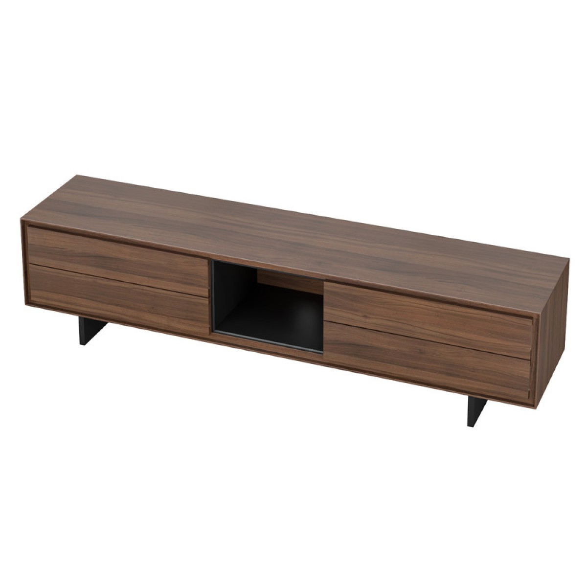 Тумба под TV MIRAMAR, MOD INTERIORS (чёрный, дерево, арт. MDI.TV.MRM.68)