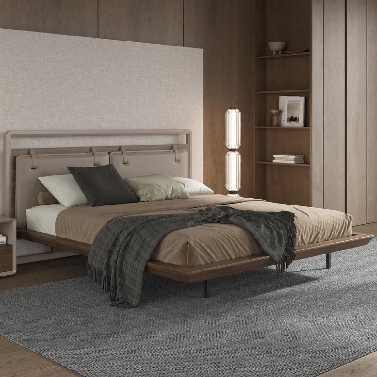Кровать с решеткой OLIMAR, MOD INTERIORS (дерево)
