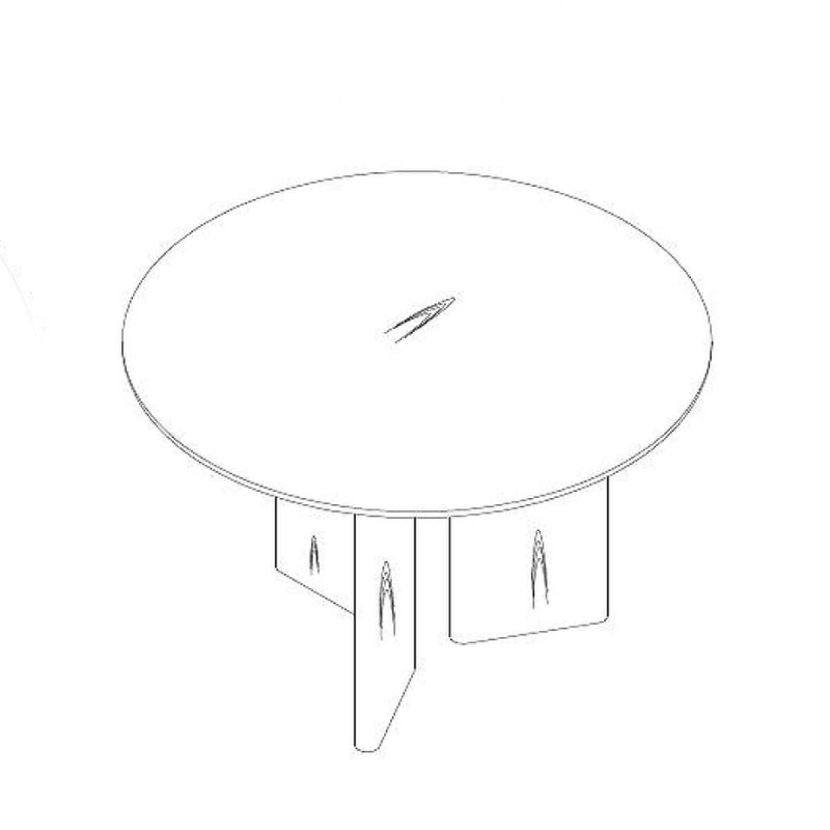 Обеденный стол PETRA, MOD INTERIORS (серый)