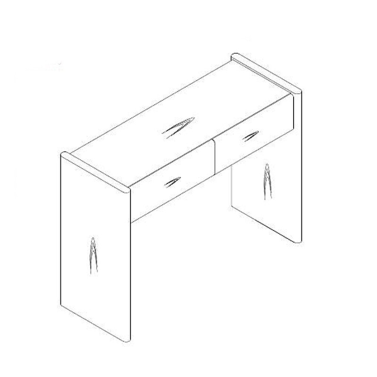 Туалетный столик PETRA, MOD INTERIORS (бежевый)