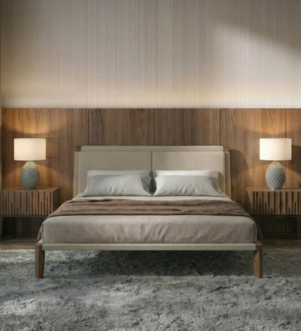 Кровать с решеткой MENORCA, MOD INTERIORS (дерево, арт. MDI.BD.MN.52)
