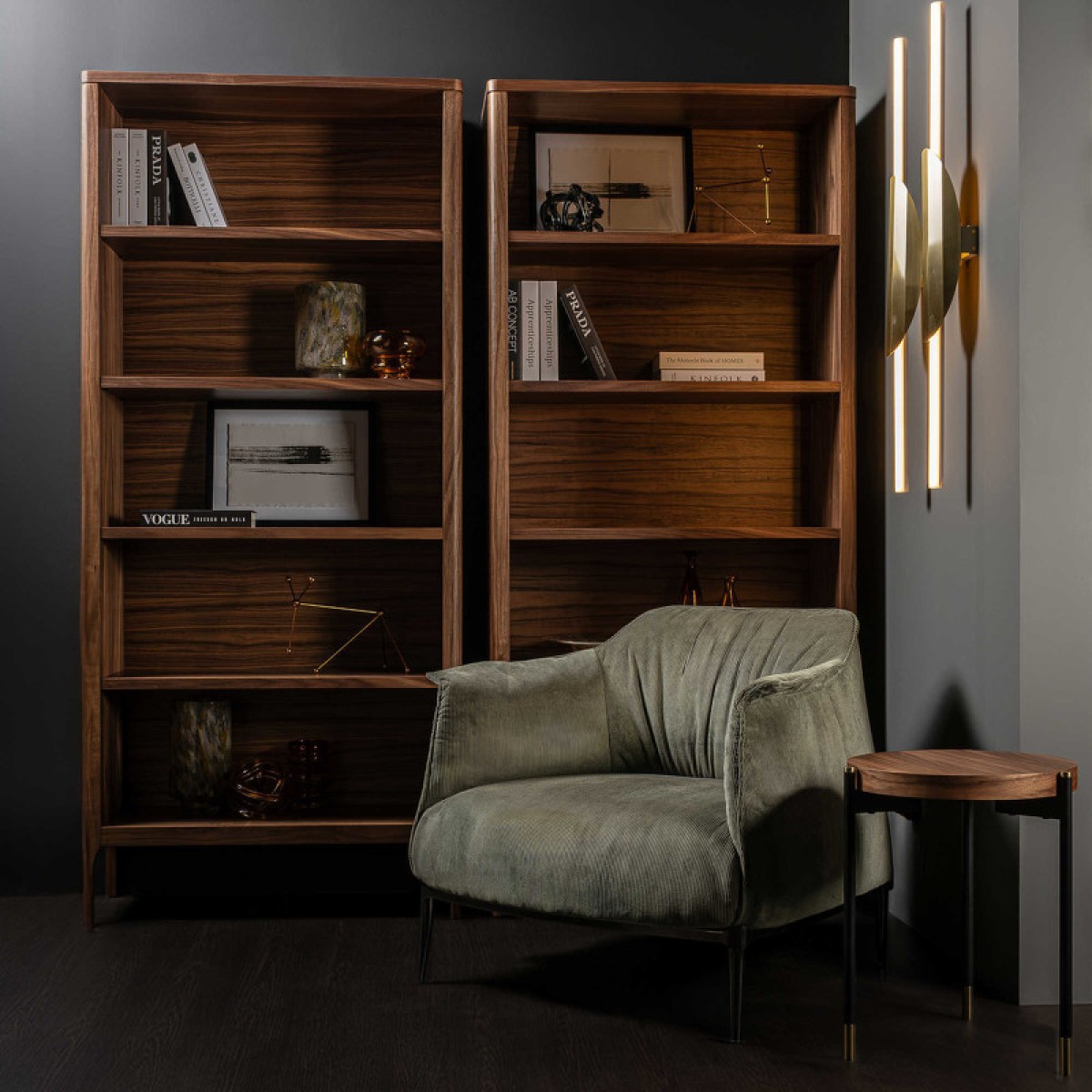 Стеллаж RONDA, MOD INTERIORS (дерево)
