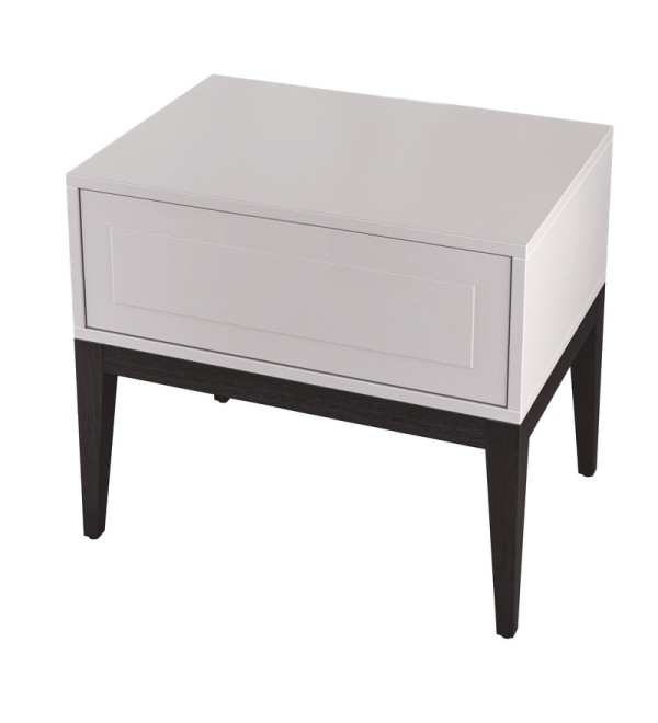 Прикроватная тумбочка MARBELLA, MOD INTERIORS (серый, бежевый, дерево, арт. MDI.BST.MRB.73)
