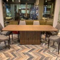 Обеденный стол MENORCA, MOD INTERIORS (серый, дерево, арт. MDI.DT.MN.34)