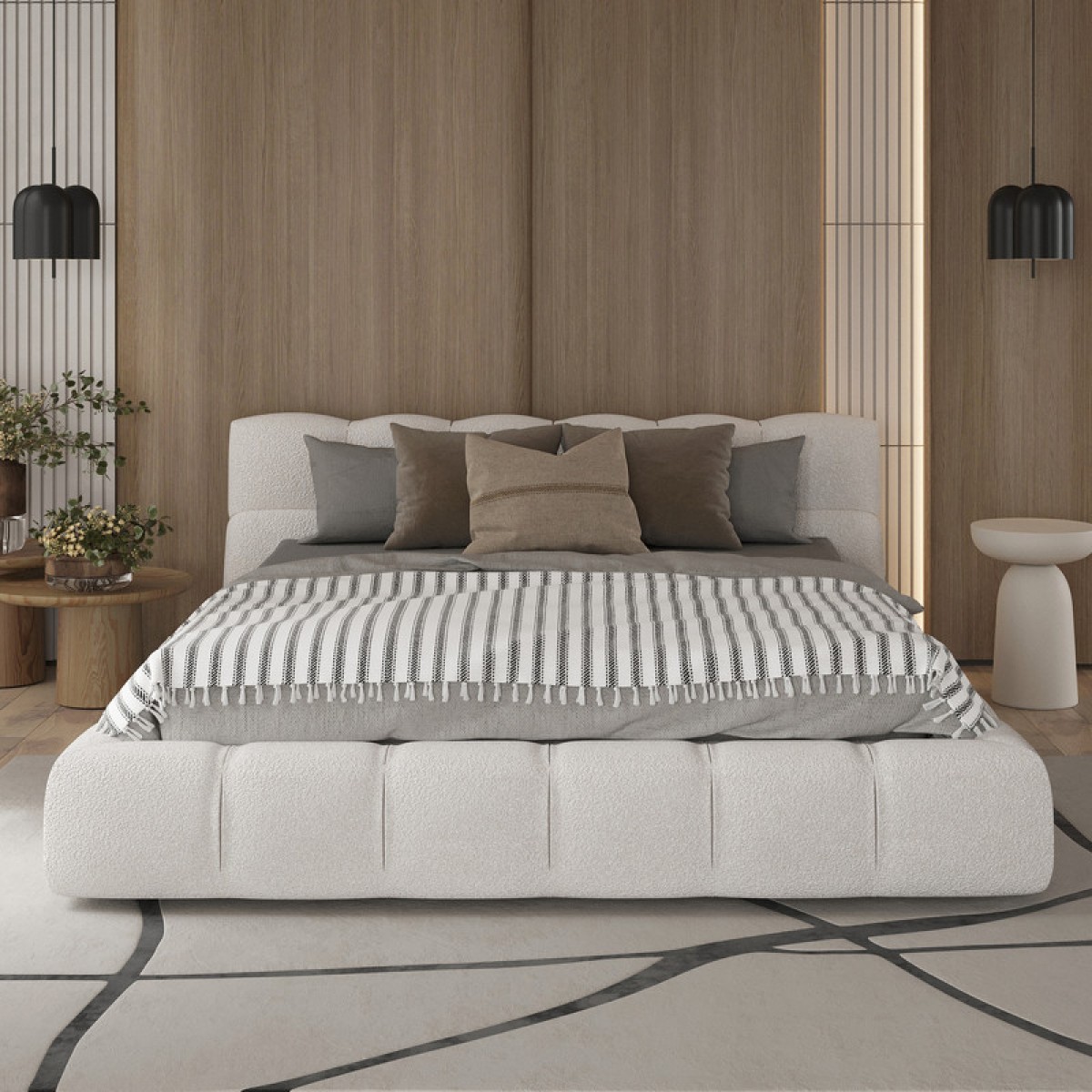 Кровать с решеткой WABI SABI, MOD INTERIORS
