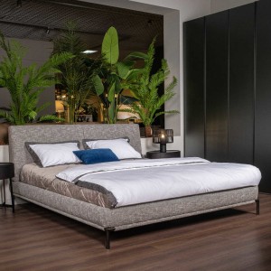 Кровать EMOTION SALE, FRATELLI BARRI (чёрный, серебристый)