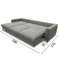 Угловой диван-кровать Бостон Найс (Boston Nice) (c оттоманкой) SELECTION, MOD INTERIORS