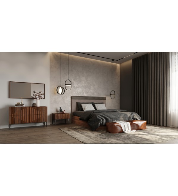 Комод MENORCA, MOD INTERIORS (серый, дерево)