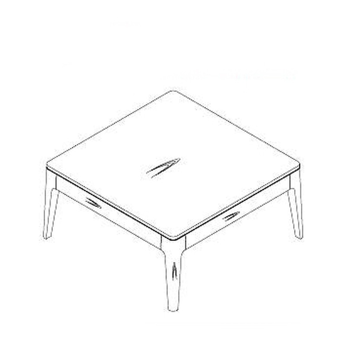 Журнальный столик RONDA, MOD INTERIORS (дерево, арт. MDI.ET.RD.142)