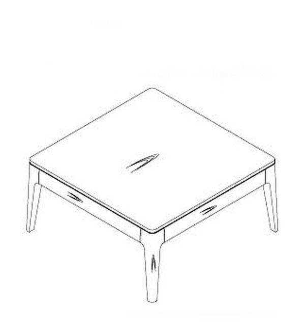 Журнальный столик RONDA, MOD INTERIORS (дерево, арт. MDI.ET.RD.142)
