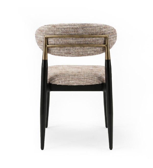 Стул CHAIRS, FRATELLI BARRI (чёрный, золотой)