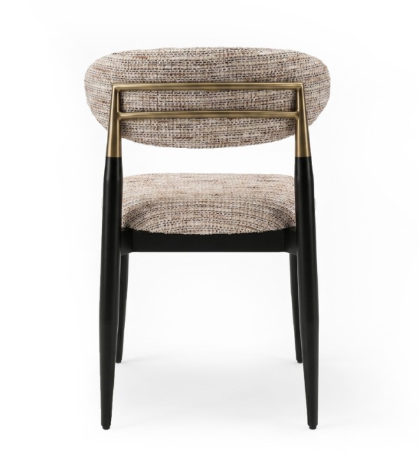 Стул CHAIRS, FRATELLI BARRI (чёрный, золотой)