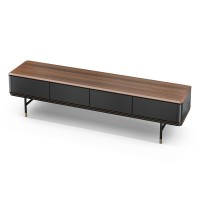 Тумба под TV ALTEA, MOD INTERIORS (серый, чёрный, дерево)