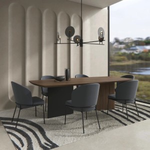 Обеденный стол MIRAMAR, MOD INTERIORS (чёрный, дерево, арт. MDI.DT.MRM.81)