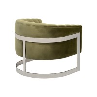 Кресло Vivienne TIMELESS SALE, FRATELLI BARRI (серый, серебристый, арт. FB.ACH.VV.48)