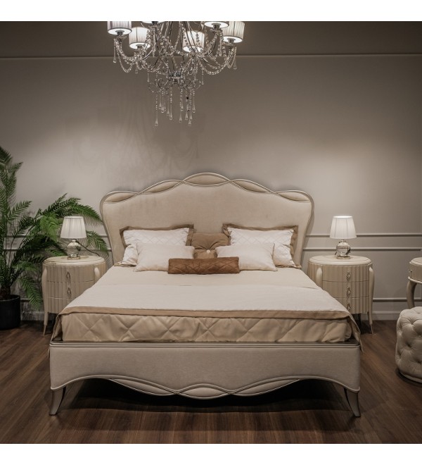 Кровать с решеткой RIMINI, FRATELLI BARRI (серебристый, арт. FB.BD.RIM.755)